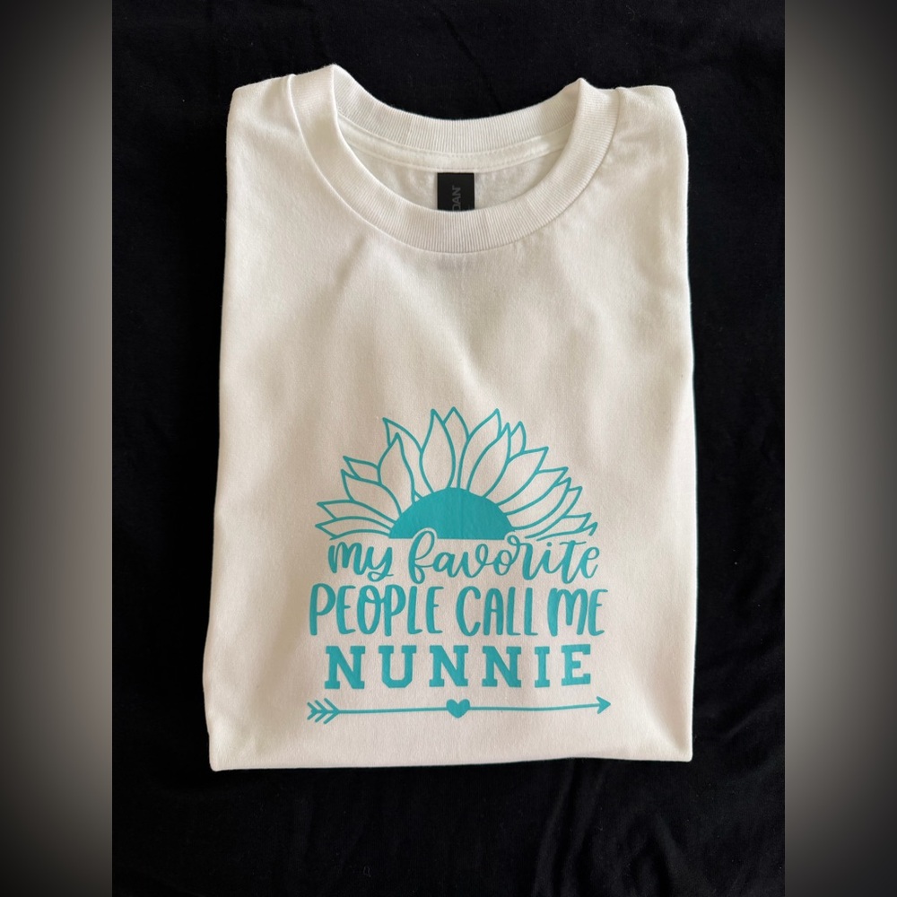 Custom sunflower design T-shirt